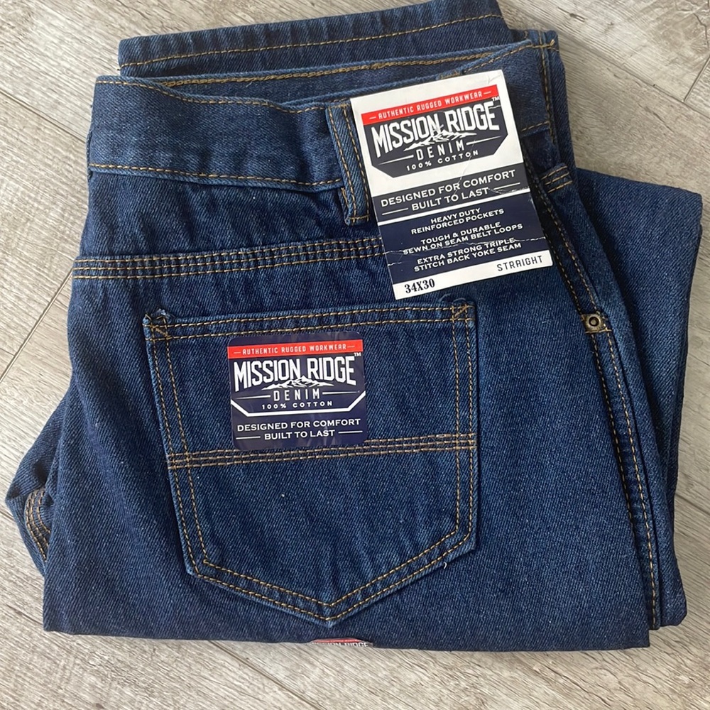 Mission Ridge denim 100% cotton 34X30